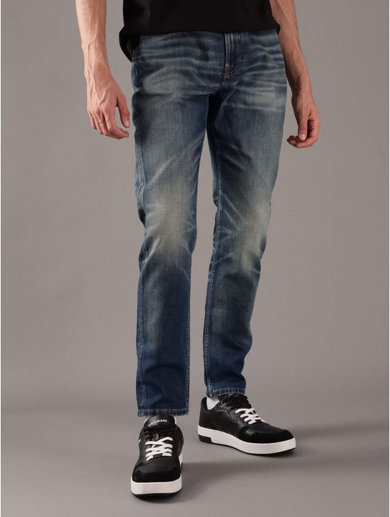Jeans-Calvin-Klein-Slim-Taper-Hombre-Azul