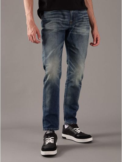 Jeans-Calvin-Klein-Slim-Taper-Hombre-Azul