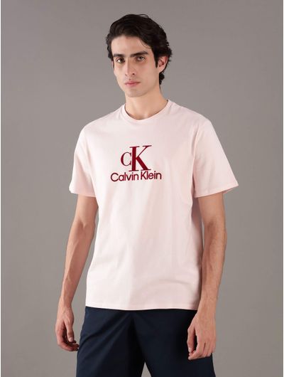 Playera-Calvin-Klein-Monologo-Hombre-Rosa
