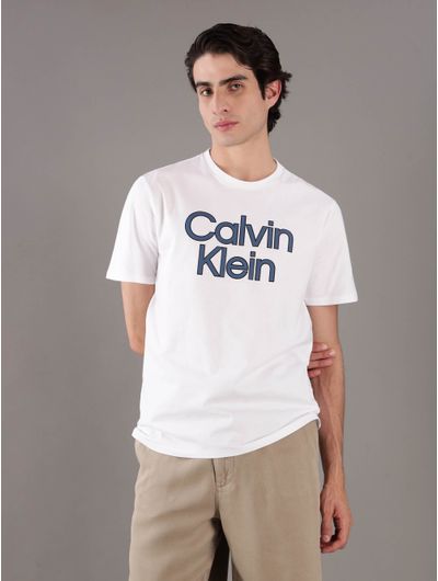 Playera-Calvin-Klein-Logo-Hombre-Blanco