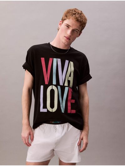Playera-Calvin-Klein-x-Marc-Hundley-Viva-Love-Relaxed-Negro