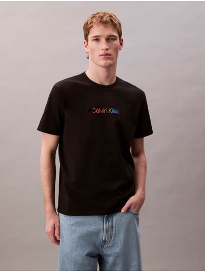 Playera-Calvin-Klein-Pride-Logo-Negro