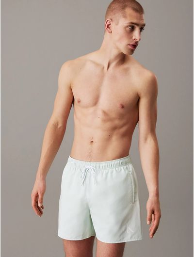 Traje-de-Baño-Calvin-Klein-Monograma-Hombre-Verde-Claro