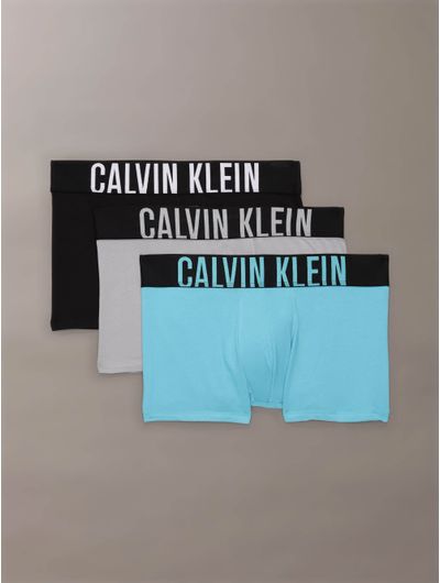 Trunks-Calvin-Klein-Intense-Power-Cotton-Stretch-Paquete-de-3-Hombre-Multicolor