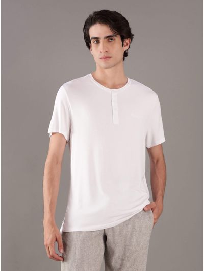 Playera-Calvin-Klein-de-Pijama-Hombre-Blanco