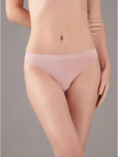 Tanga-Calvin-Klein-Bonded-Flex-Seamless-Mujer-Rosa