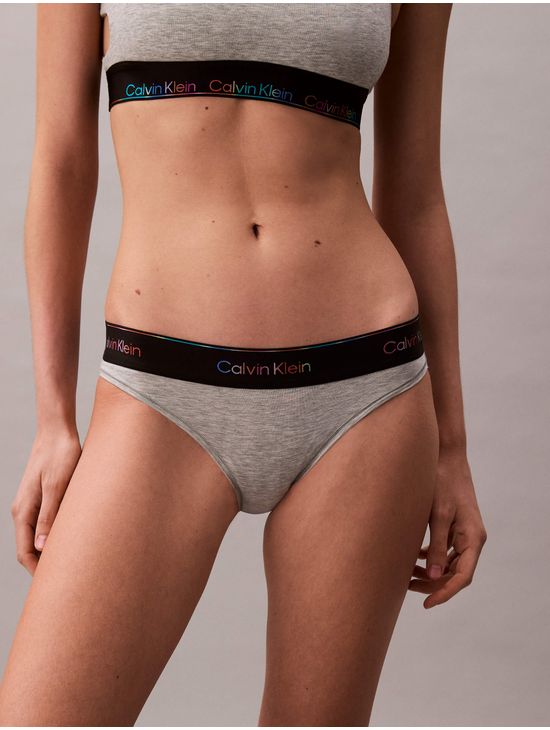 Bikini-Calvin-Klein-Icon-Cotton-Modal-Pride-Gris