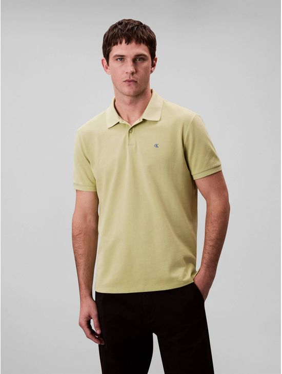 Polo-Calvin-Klein-Monograma-Hombre-Amarillo