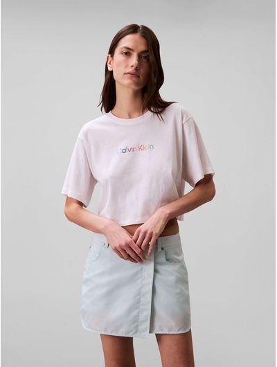 Falda-Calvin-Klein-Pride-de-Nylon-Azul