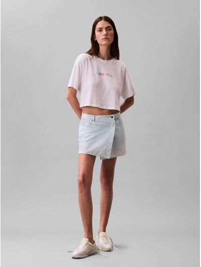 Falda-Calvin-Klein-Pride-de-Nylon-Azul