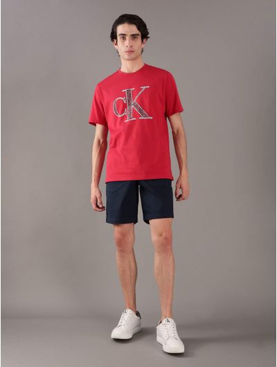 Playera-Calvin-Klein-Monograma-Hombre-Rojo