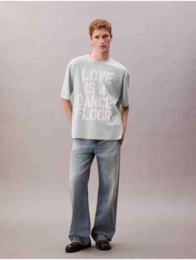 Playera-Calvin-Klein-x-Marc-Hundley-Love-Is-a-Dance-Floor-Relaxed-Verde