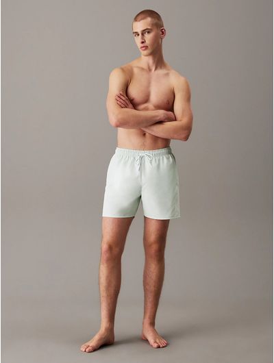Traje-de-Baño-Calvin-Klein-Monograma-Hombre-Verde-Claro
