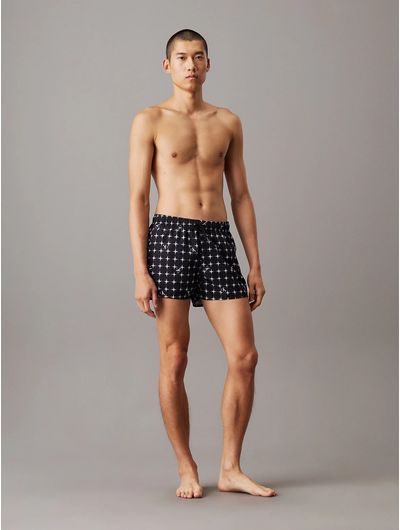 Traje-de-Baño-Calvin-Klein-Monograma-Mosaico-Hombre-Negro