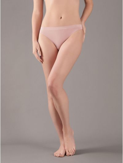 Tanga-Calvin-Klein-Bonded-Flex-Seamless-Mujer-Rosa