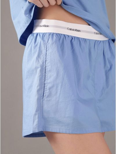 Pijama-Calvin-Klein-de-Playera-con-Short-Mujer-Azul