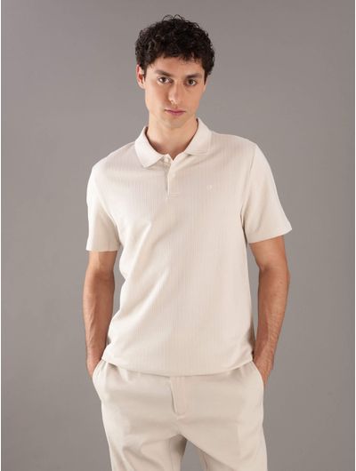 Polo-Calvin-Klein-con-Texturizado-Hombre-Beige