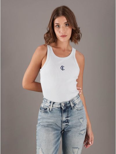 Top-Calvin-Klein-con-Monograma-Bordado-Mujer-Azul