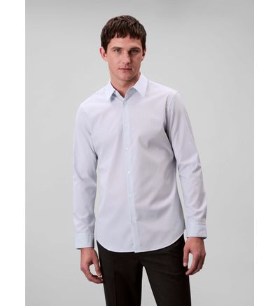 Camisa Calvin Klein Supima Slim Hombre Azul Claro Camisas - Main Image