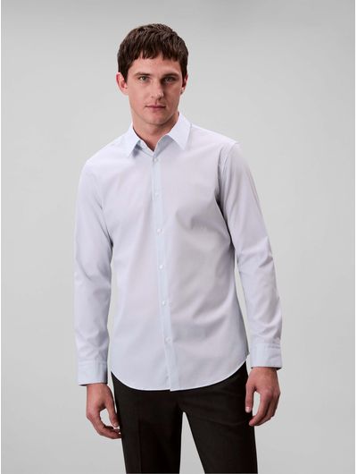 Camisa-Calvin-Klein-Supima-Slim-Hombre-Azul-Claro