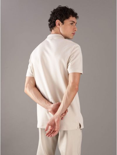Polo-Calvin-Klein-con-Texturizado-Hombre-Beige