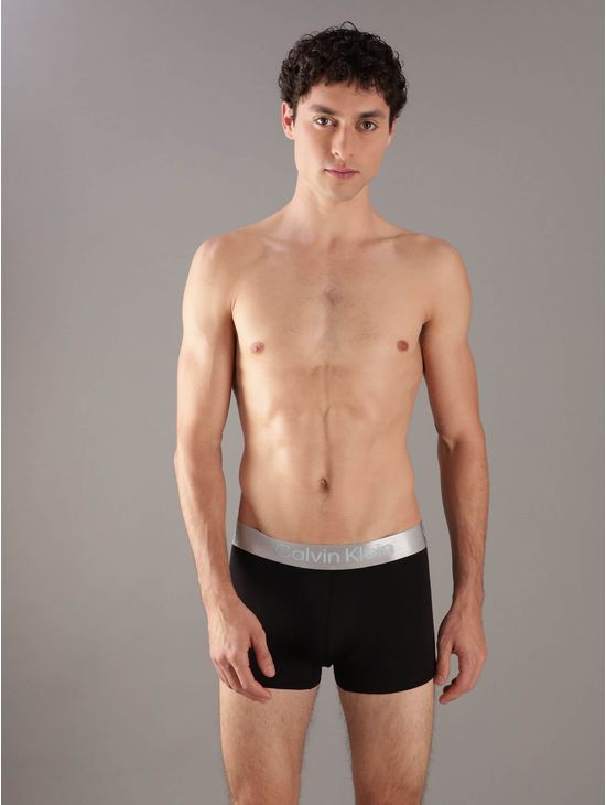 Trunks-Calvin-Klein-Brushed-Microfiber-Stretch-Paquete-de-3-Hombre-Negro