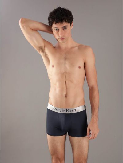 Trunks-Calvin-Klein-Briushed-Microfiber-Stretch-Paquete-de-3-Hombre-Multicolor