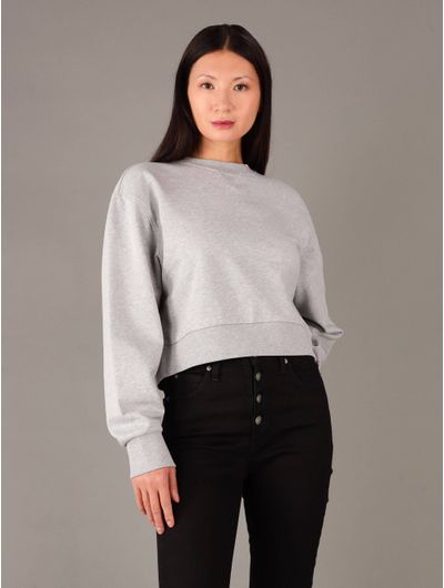 Sudadera-Calvin-Klein-Jeans-con-Monologo-Parche-Mujer-Gris