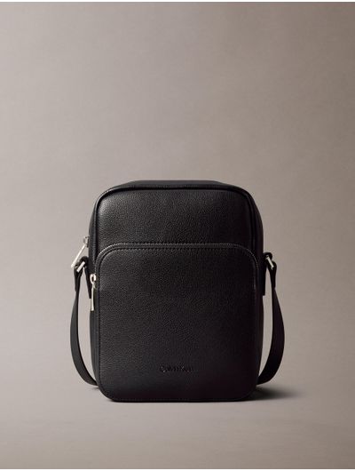 Bandolera-Calvin-Klein-Logo-Piel-Sintetica-Hombre-Negro