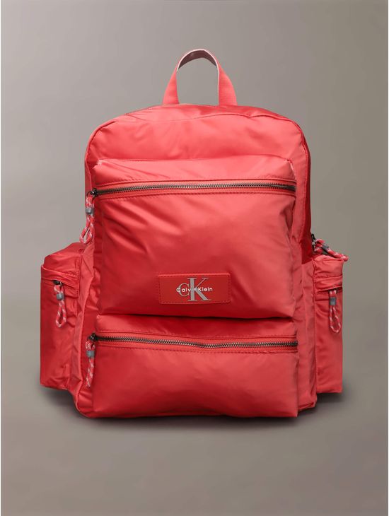 Mochila-Calvin-Klein-Monologo-Hombre-Naranja