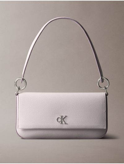 Bolsa-Calvin-Klein-Shoulder-Pouch-Monograma-Mujer-Blanco