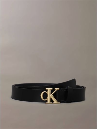 Cinturon-Calvin-Klein-de-Piel-Mujer-Negro