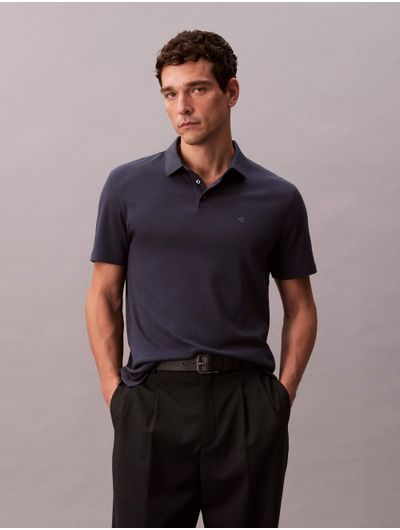 Polo-Calvin-Klein-Monograma-Hombre-Azul-Oscuro