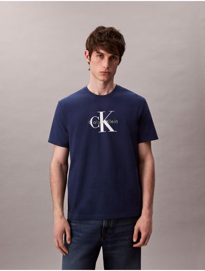Playera-Calvin-Klein-Jeans-con-Monologo-Estampado-Hombre-Azul
