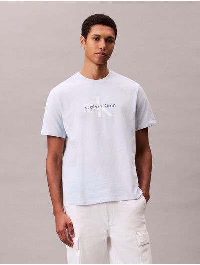 Playera-Calvin-Klein-Jeans-con-Monologo-Estampado-Hombre-Azul