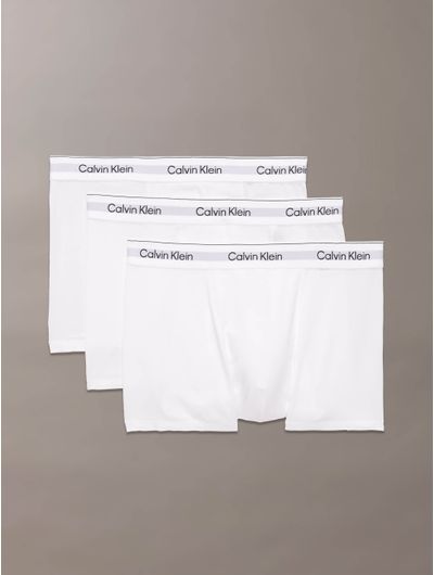 Trunks-Calvin-Klein-Icon-Cotton-Stretch-Pack-de-3-Hombre-Blanco