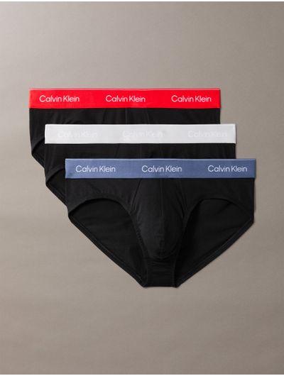 Briefs-Calvin-Klein-Icon-Cotton-Stretch-Pack-de-3-Hombre-Negro