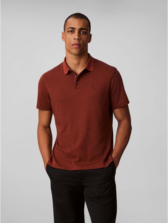 Polo-Calvin-Klein-Monograma-Hombre-Rojo
