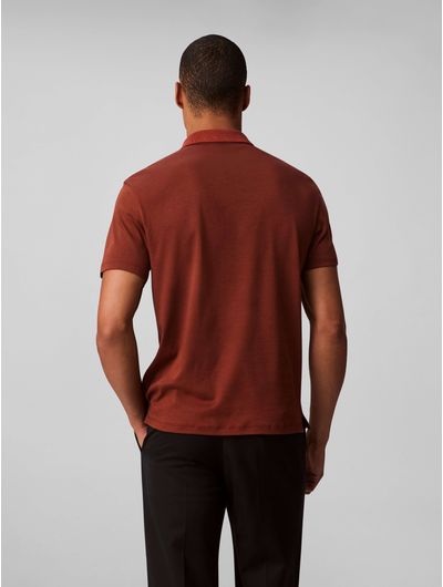 Polo-Calvin-Klein-Monograma-Hombre-Rojo