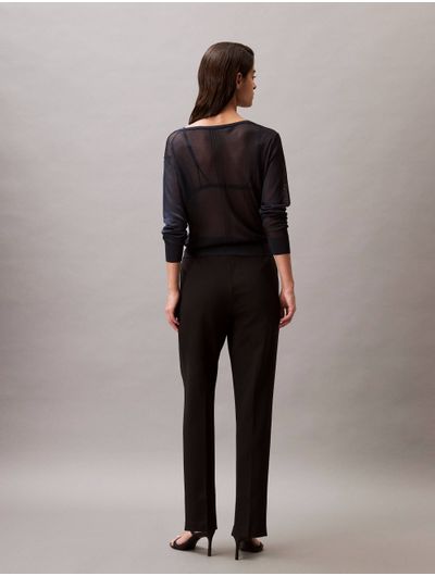 Pantalon-Calvin-Klein-Pinzado-Slim-Fit-Mujer-Negro