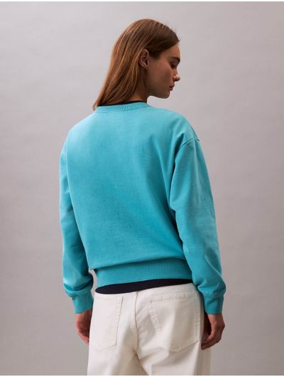 Sudadera-Calvin-Klein-Jeans-con-Monologo-Mujer-Verde