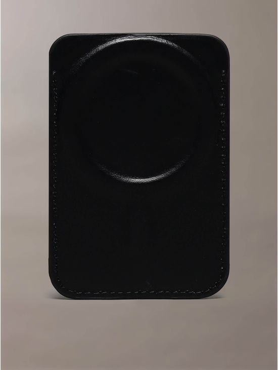 Tarjetero-Calvin-Klein-Magnetico-para-Telefono-de-Piel-Logo-Negro