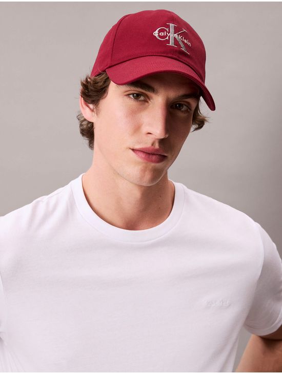 Gorra-Calvin-Klein-Monologo-Rojo