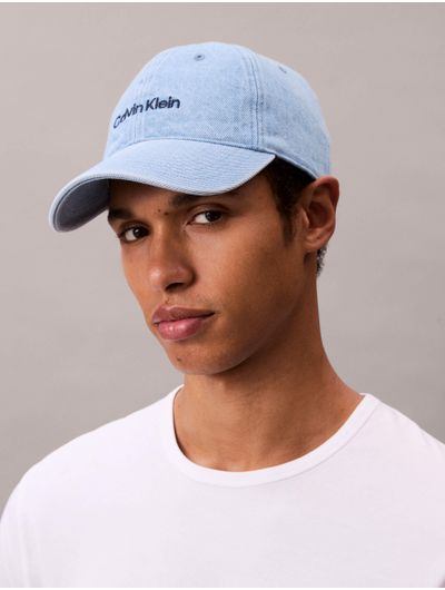 Gorra-Calvin-Klein-Logo-Denim-Azul