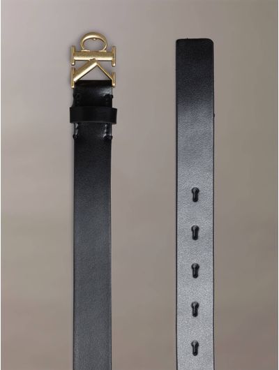 Cinturon-Calvin-Klein-de-Piel-Mujer-Negro