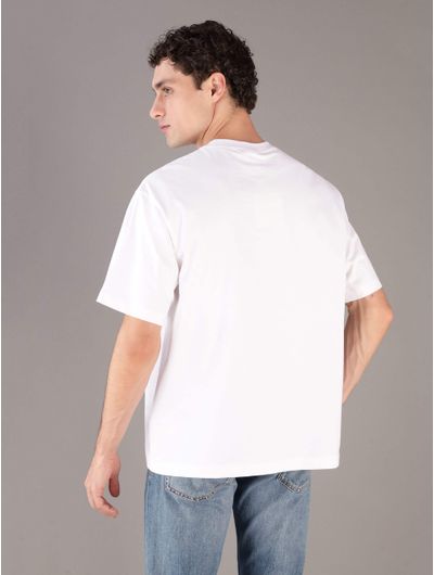 Playera-Calvin-Klein-Jeans-Logotipo-Engomado-Hombre-Blanco