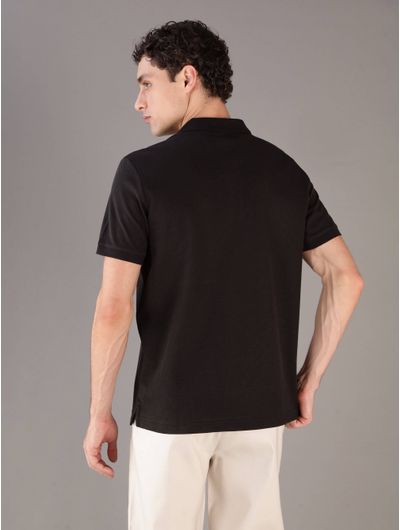 Polo-Calvin-Klein-Pique-Hombre-Negro