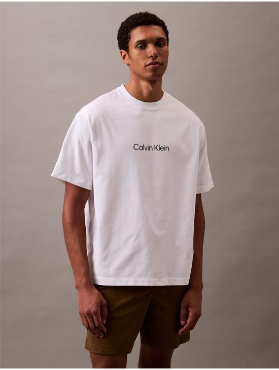 Playera-Calvin-Klein-Logo-Relaxed-Fit-Hombre-Blanco
