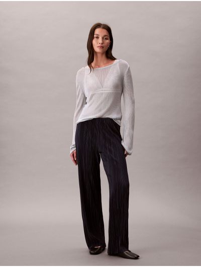 Pantalon-Calvin-Klein-Plisado-Sin-Cierre-Mujer-Azul