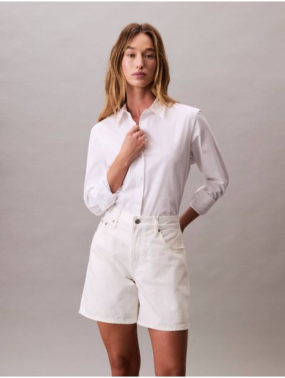 Shorts-Calvin-Klein-90-s-Fit-Mujer-Blanco